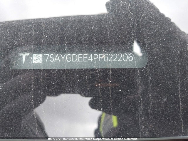 Aukcja sprzedaży 2023 Tesla Model Y, vin: 7SAYGDEE4PF622206, numer aukcji: 40077272