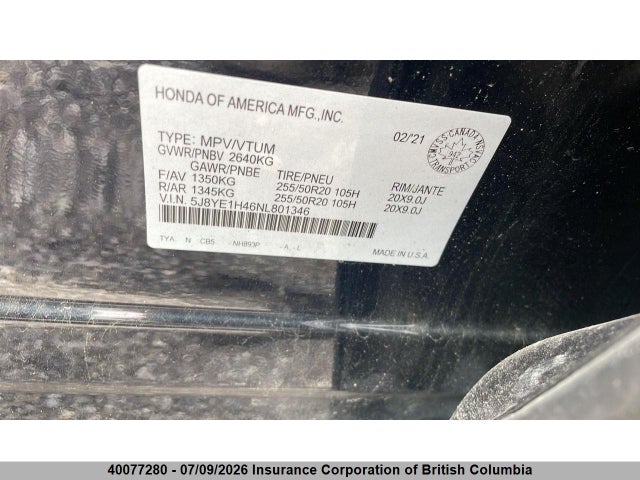 Acura MDX 2022 5J8YE1H46NL801346 Image 13