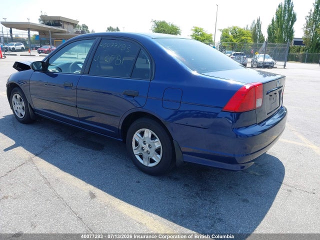 Продаж на аукціоні авто 2005 Honda Civic, vin: 2HGES16395H007587, номер лоту: 40077283