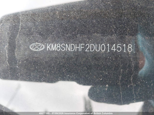 Aukcja sprzedaży 2013 Hyundai Santa Fe Gls, vin: KM8SNDHF2DU014518, numer aukcji: 40077289