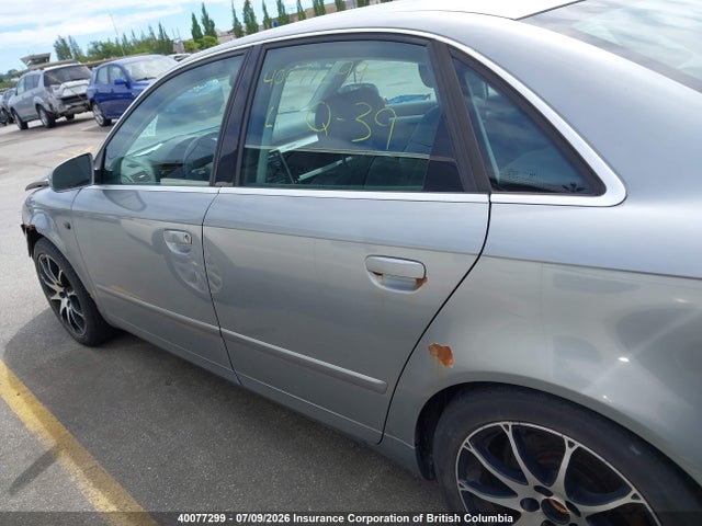 40077299 :رقم المزاد ، WAUDF78E97A195994 vin ، 2007 Audi A4 مزاد بيع