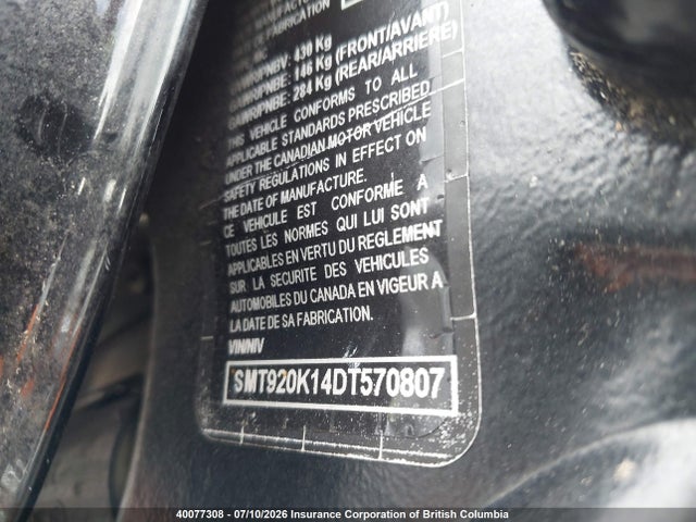Продажа на аукционе авто 2013 Triumph Motorcycle Thruxton, vin: SMT920K14DT570807, номер лота: 40077308