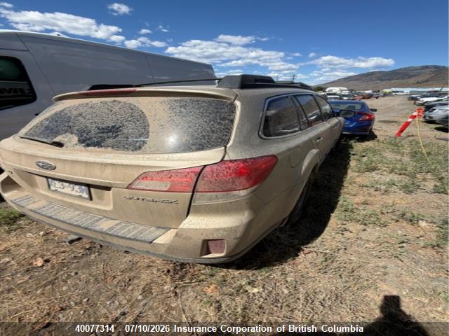 40077314 :رقم المزاد ، 4S4BRCGC5A3345231 vin ، 2010 Subaru Outback 2.5i Premium مزاد بيع