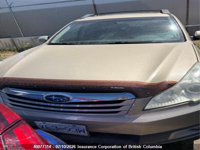 40077314 :رقم المزاد ، 4S4BRCGC5A3345231 vin ، 2010 Subaru Outback 2.5i Premium مزاد بيع