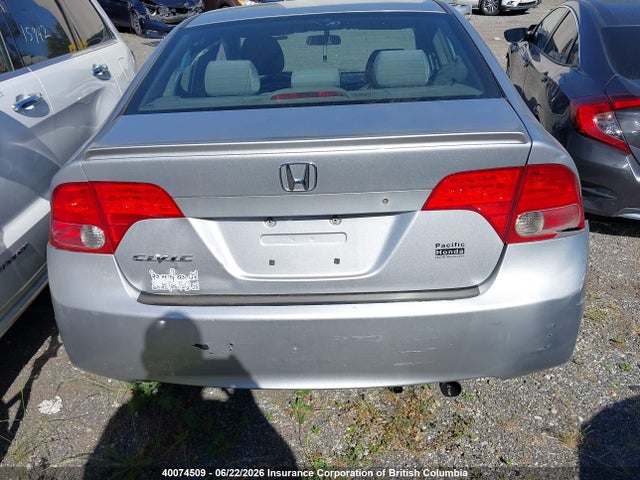 40074509 :رقم المزاد ، 2HGFA164X8H122655 vin ، 2008 Honda Civic Dx-g مزاد بيع