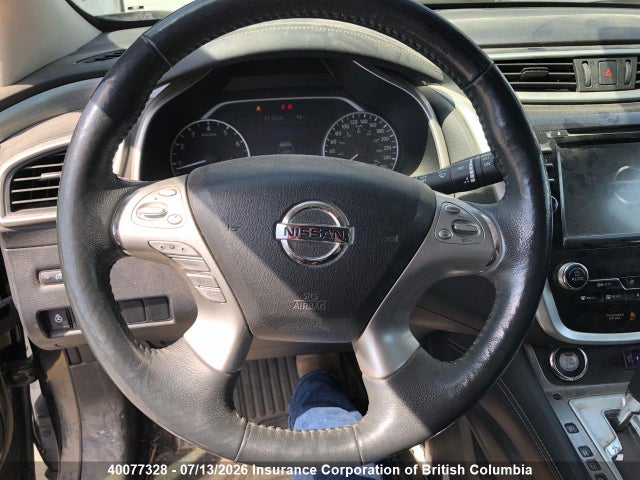 5N1AZ2MH9JN118537 Nissan Murano S/sl/sv/platinum