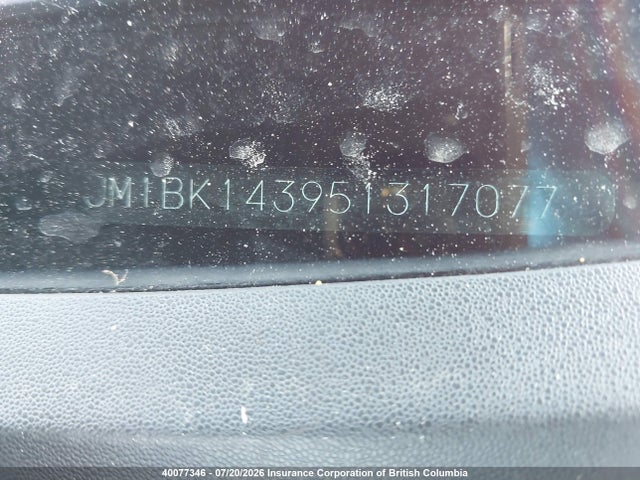 40077346 :رقم المزاد ، JM1BK143951317077 vin ، 2005 Mazda 3 Hatchback مزاد بيع