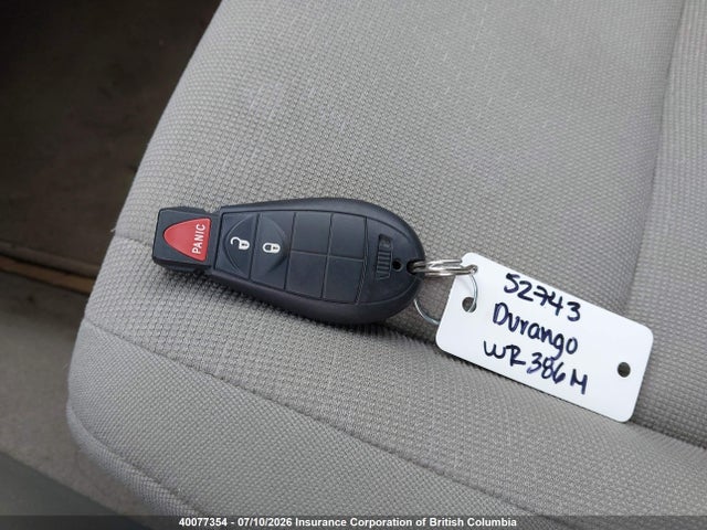 40077354 :رقم المزاد ، 1D4RE2GG9BC616002 vin ، 2011 Dodge Durango Sxt مزاد بيع