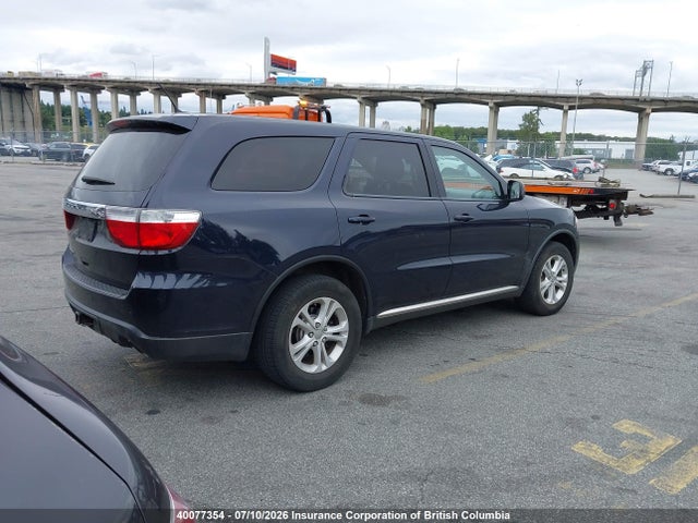 40077354 :رقم المزاد ، 1D4RE2GG9BC616002 vin ، 2011 Dodge Durango Sxt مزاد بيع