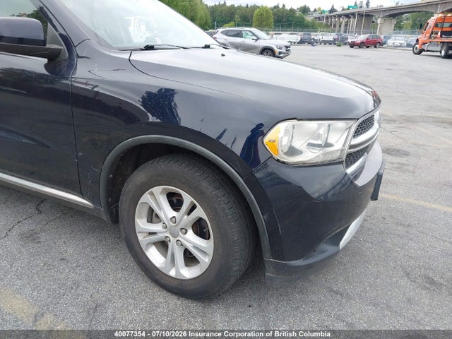 40077354 :رقم المزاد ، 1D4RE2GG9BC616002 vin ، 2011 Dodge Durango Sxt مزاد بيع
