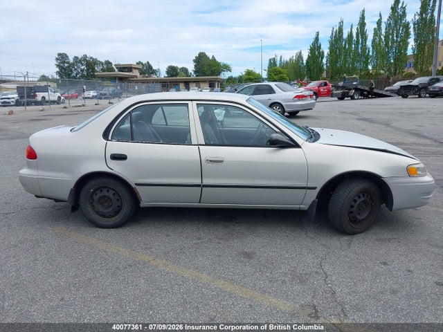 2000 Toyota Corolla Ce/le მანქანა იყიდება აუქციონზე, vin: 2T1BR12E1YC810042, აუქციონის ნომერი: 40077361