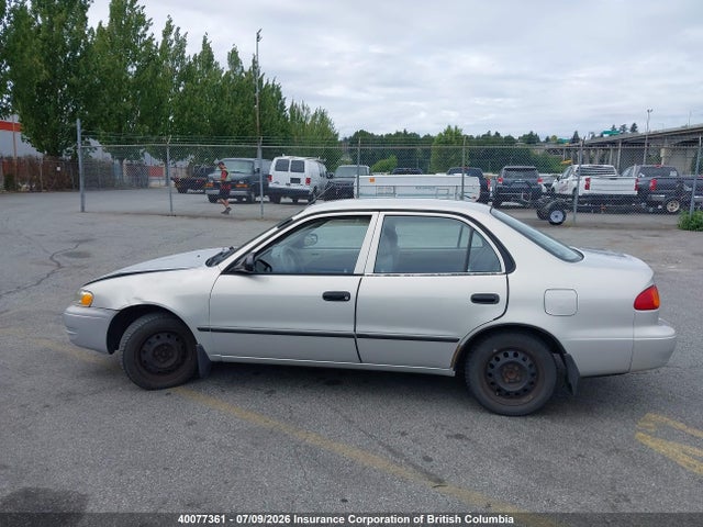 2000 Toyota Corolla Ce/le მანქანა იყიდება აუქციონზე, vin: 2T1BR12E1YC810042, აუქციონის ნომერი: 40077361