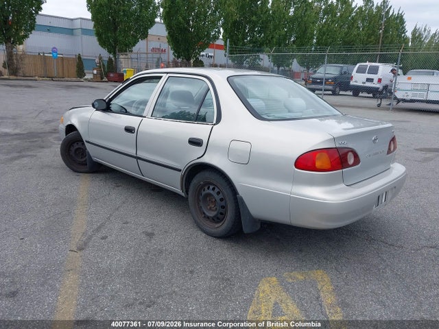 2000 Toyota Corolla Ce/le მანქანა იყიდება აუქციონზე, vin: 2T1BR12E1YC810042, აუქციონის ნომერი: 40077361