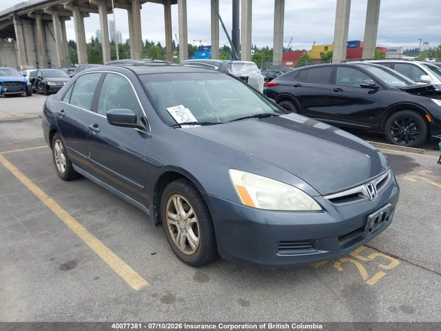 2006 Honda Accord Se მანქანა იყიდება აუქციონზე, vin: 1HGCM56346A804256, აუქციონის ნომერი: 40077381
