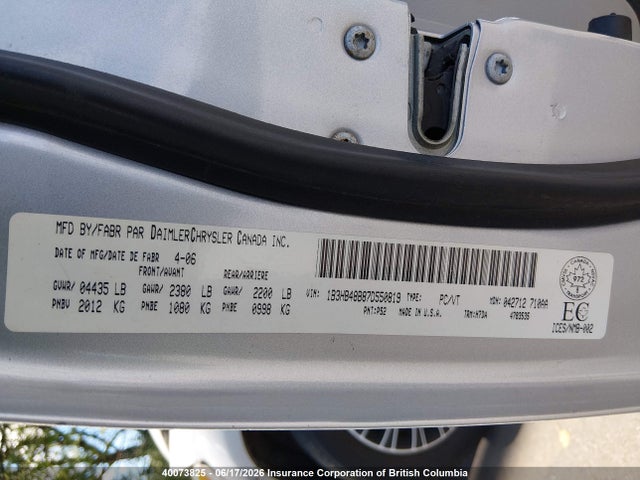 Продажа на аукционе авто 2007 Dodge Caliber Sxt, vin: 1B3HB48B87D550819, номер лота: 40073825