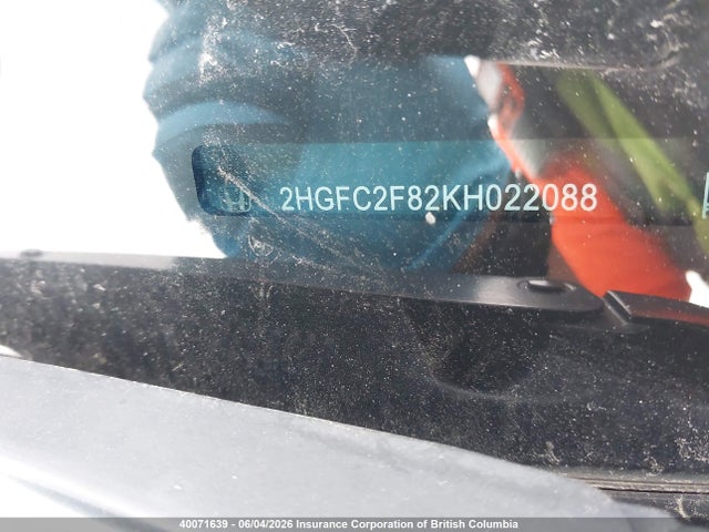 Honda Civic Sport 2019 2HGFC2F82KH022088 Image 20