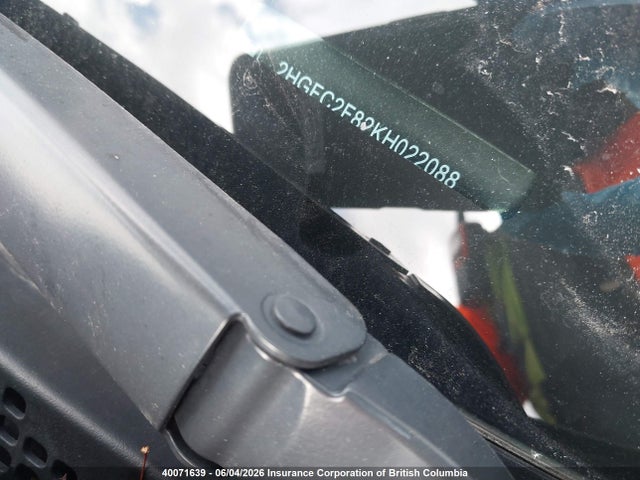 Honda Civic Sport 2019 2HGFC2F82KH022088 Image 9
