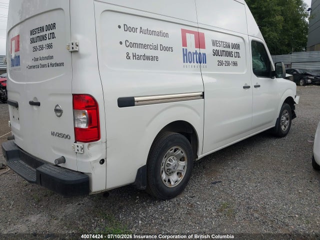 2018 Nissan Nv 2500 S/2500 Sv/2500 Sl მანქანა იყიდება აუქციონზე, vin: 1N6BF0LY1JN804964, აუქციონის ნომერი: 40074424