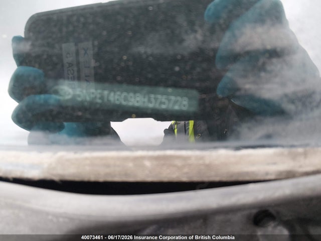 40073461 :رقم المزاد ، 5NPET46C98H375728 vin ، 2008 Hyundai Sonata Gls مزاد بيع