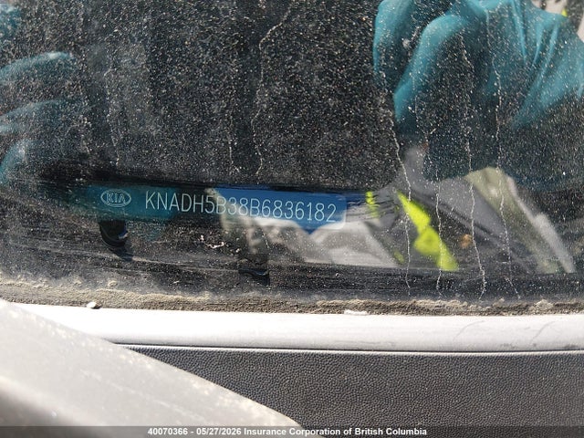 40070366 :رقم المزاد ، KNADH5B38B6836182 vin ، 2011 Kia Rio Lx/sx مزاد بيع