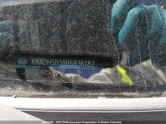 40070366 :رقم المزاد ، KNADH5B38B6836182 vin ، 2011 Kia Rio Lx/sx مزاد بيع