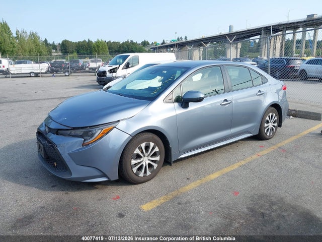 2022 Toyota Corolla Hybrid Base W/li Battery მანქანა იყიდება აუქციონზე, vin: JTDBAMDE3NJ038813, აუქციონის ნომერი: 40077419