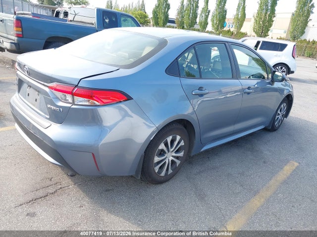 2022 Toyota Corolla Hybrid Base W/li Battery მანქანა იყიდება აუქციონზე, vin: JTDBAMDE3NJ038813, აუქციონის ნომერი: 40077419