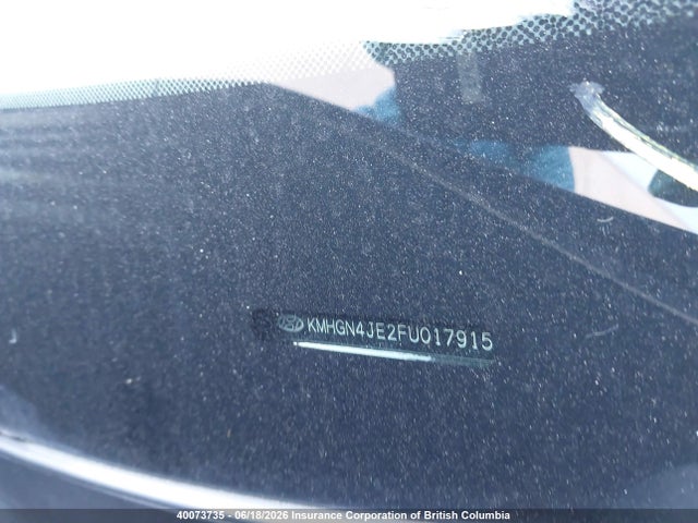 Hyundai Genesis 3.8l 2015 KMHGN4JE2FU017915 Image 20