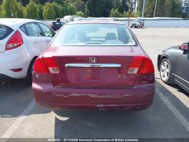 2002 Honda Civic Lx მანქანა იყიდება აუქციონზე, vin: 2HGES16882H906920, აუქციონის ნომერი: 40069301