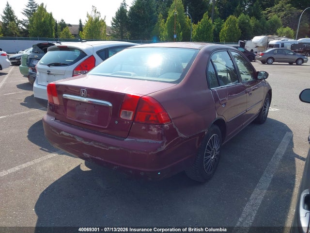 2002 Honda Civic Lx მანქანა იყიდება აუქციონზე, vin: 2HGES16882H906920, აუქციონის ნომერი: 40069301