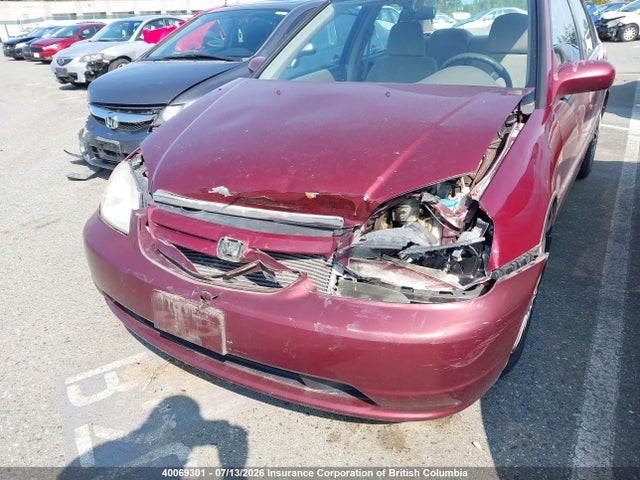 2002 Honda Civic Lx მანქანა იყიდება აუქციონზე, vin: 2HGES16882H906920, აუქციონის ნომერი: 40069301