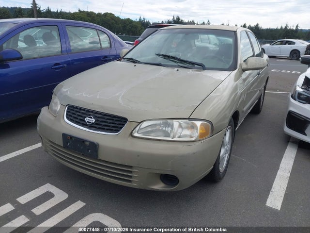 40077448 :رقم المزاد ، 3N1CB51D62L673535 vin ، 2002 Nissan Sentra Xe/gxe مزاد بيع