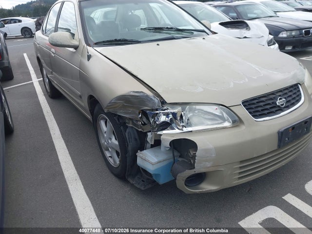 40077448 :رقم المزاد ، 3N1CB51D62L673535 vin ، 2002 Nissan Sentra Xe/gxe مزاد بيع