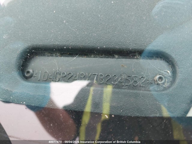 2007 Dodge Grand Caravan Se მანქანა იყიდება აუქციონზე, vin: 1D4GP24RX7B234582, აუქციონის ნომერი: 40077470