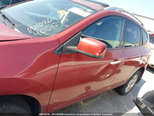 2010 Nissan Rogue S/sl/krom მანქანა იყიდება აუქციონზე, vin: JN8AS5MV8AW119726, აუქციონის ნომერი: 40072415