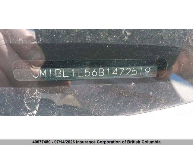 40077480 :رقم المزاد ، JM1BL1L56B1472519 vin ، 2011 Mazda 3 S مزاد بيع