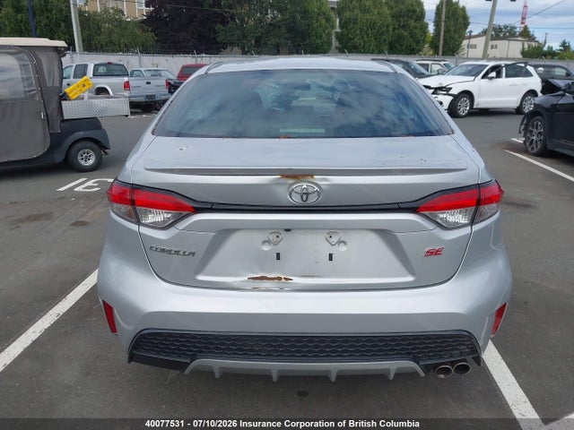 2020 Toyota Corolla Se/xse მანქანა იყიდება აუქციონზე, vin: 5YFB4RBE5LP016621, აუქციონის ნომერი: 40077531