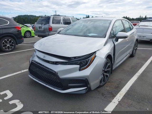 2020 Toyota Corolla Se/xse მანქანა იყიდება აუქციონზე, vin: 5YFB4RBE5LP016621, აუქციონის ნომერი: 40077531