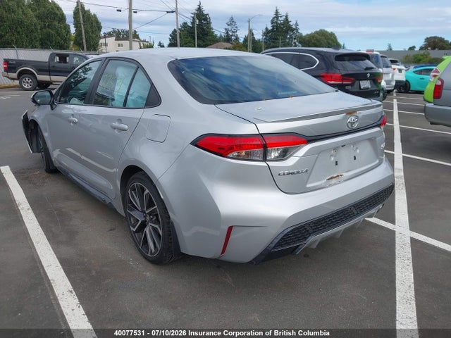 2020 Toyota Corolla Se/xse მანქანა იყიდება აუქციონზე, vin: 5YFB4RBE5LP016621, აუქციონის ნომერი: 40077531