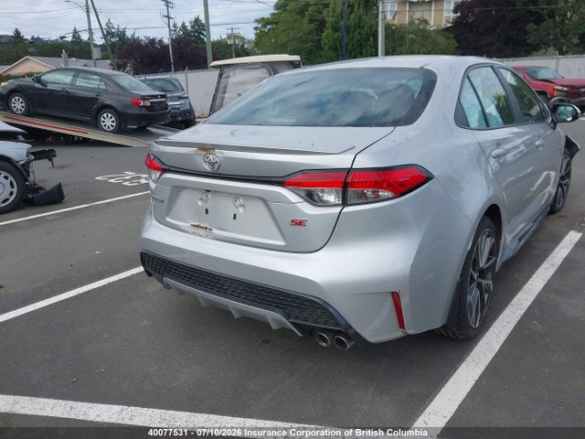 2020 Toyota Corolla Se/xse მანქანა იყიდება აუქციონზე, vin: 5YFB4RBE5LP016621, აუქციონის ნომერი: 40077531