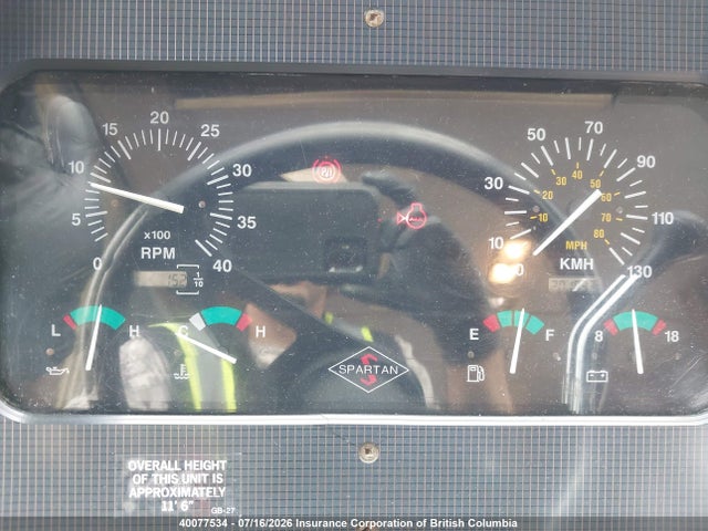 40077534 :رقم المزاد ، 4S7RT9P15RC013466 vin ، 1994 Spartan Motors Motorhome مزاد بيع
