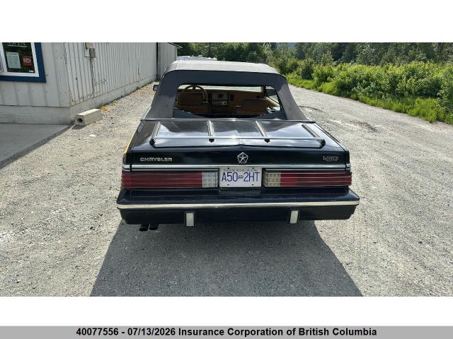 Продажа на аукционе авто 1985 Chrysler Lebaron, vin: 1C3BC55E8FG175179, номер лота: 40077556