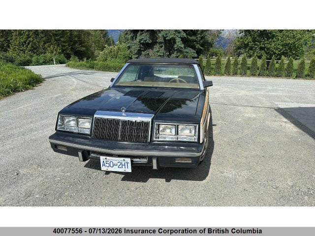 Продажа на аукционе авто 1985 Chrysler Lebaron, vin: 1C3BC55E8FG175179, номер лота: 40077556