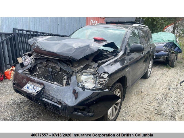2010 Toyota Highlander Hybrid მანქანა იყიდება აუქციონზე, vin: JTEBW3EH2A2045627, აუქციონის ნომერი: 40077557