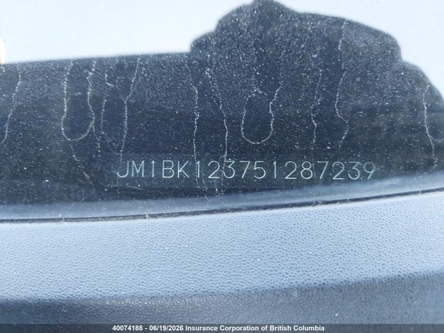 2005 Mazda 3 S მანქანა იყიდება აუქციონზე, vin: JM1BK123751287239, აუქციონის ნომერი: 40074188