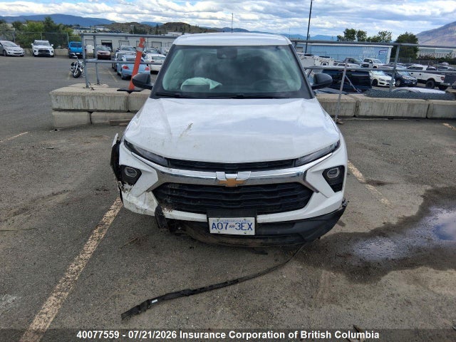 Aukcja sprzedaży 2026 Chevrolet Trailblazer Ls Awd, vin: KL79MNSL5TB115649, numer aukcji: 40077559