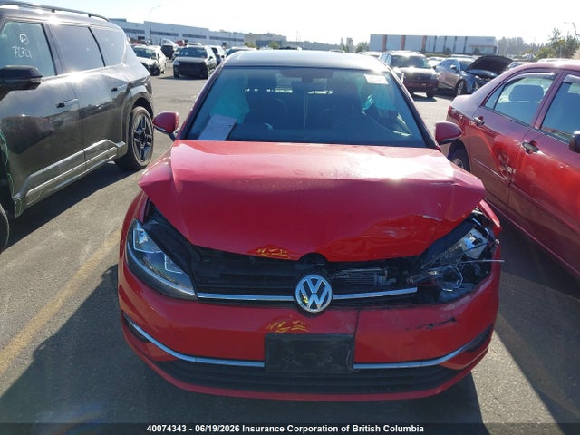 3VWG57AU1KM016070 Volkswagen GOLF S/SE