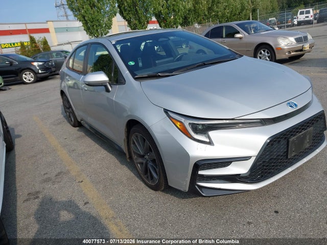 2024 Toyota Corolla Le/se/night Shade მანქანა იყიდება აუქციონზე, vin: JTDBDMHE9RJ006018, აუქციონის ნომერი: 40077573