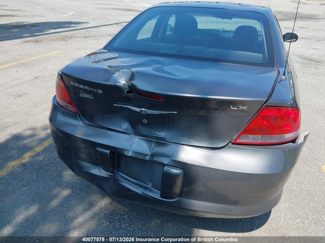 2004 Chrysler Sebring Lx მანქანა იყიდება აუქციონზე, vin: 1C3EL46R74N175028, აუქციონის ნომერი: 40077578