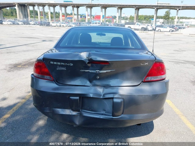 2004 Chrysler Sebring Lx მანქანა იყიდება აუქციონზე, vin: 1C3EL46R74N175028, აუქციონის ნომერი: 40077578